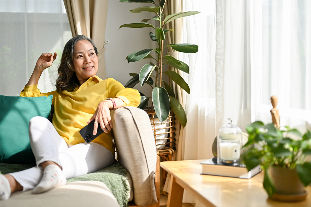 A healthy woman after vitamin B12 injections in Scottsdale.